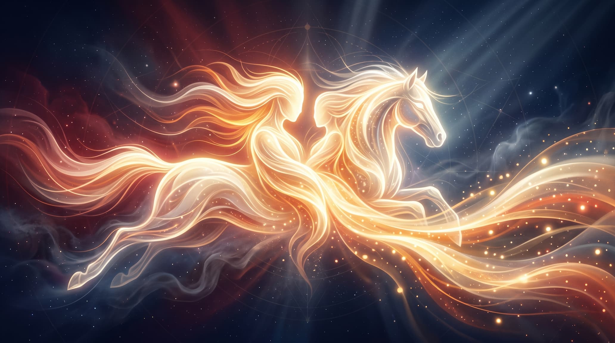 Ashwini nakshatra, illustrated as horse's head